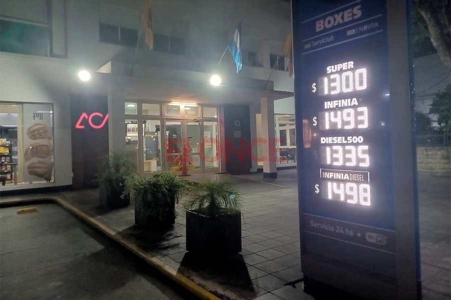 Precios de YPF en Paraná. Elonce
