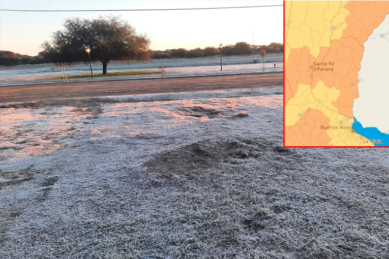 Alerta naranja por frío extremo en Entre Ríos: anticipan otro día bajo cero y el detalle del pronóstico
