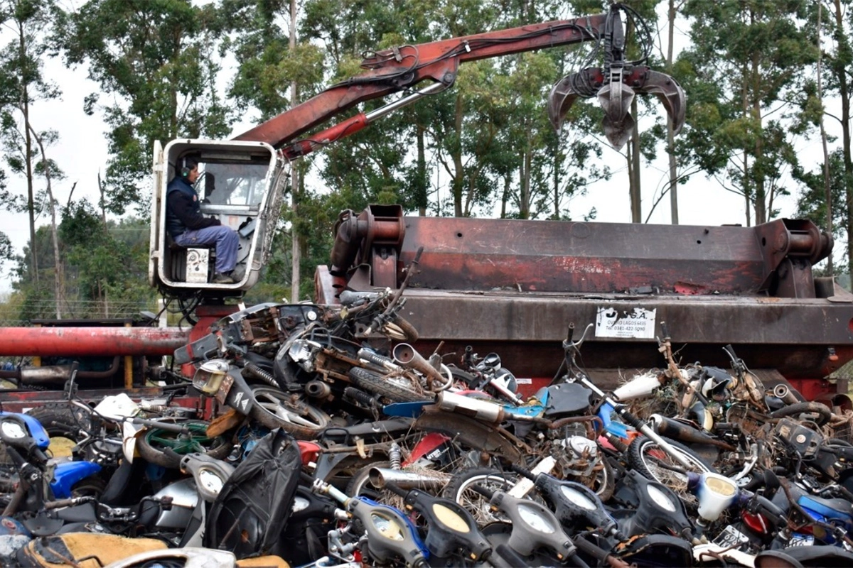 Compactación de vehículos en Chajarí Compactación de vehículos en Chajarí