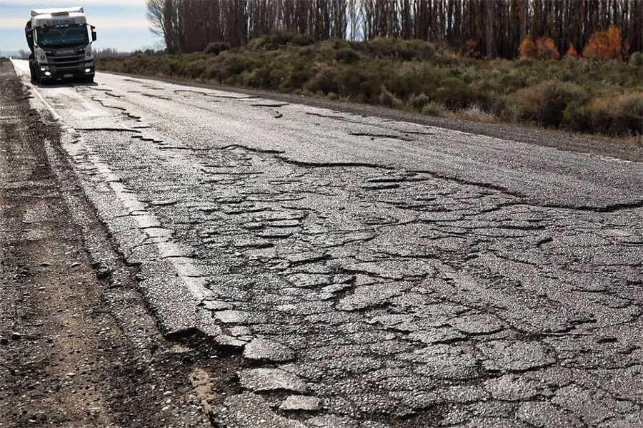 Rutas nacionales en mal estado. Redes
