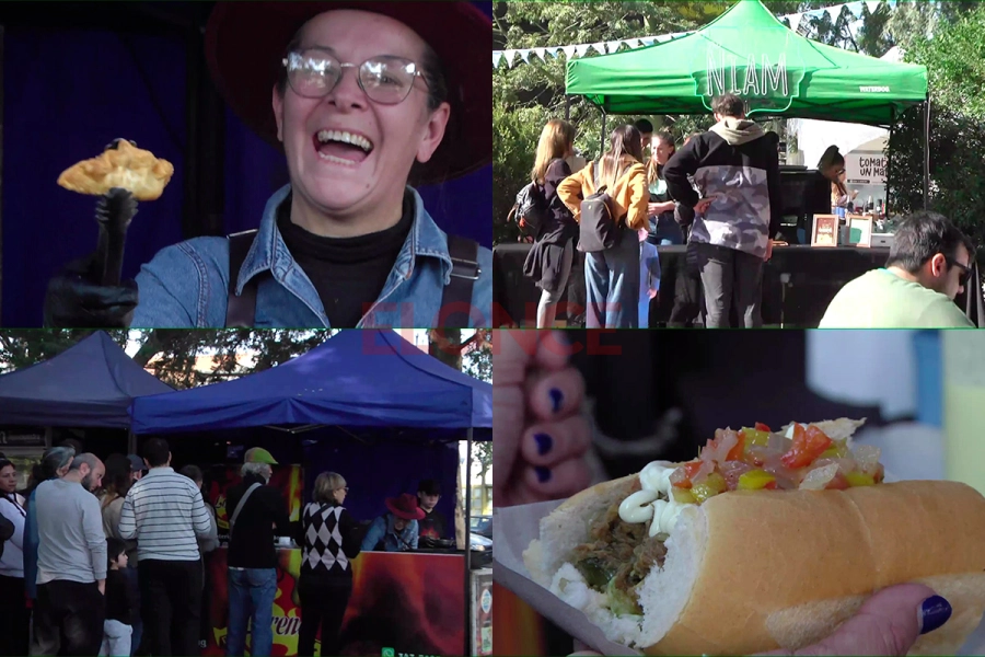 Festival Patrio en la Plaza S&aacute;enz Pe&ntilde;a de Paran&aacute; (foto Elonce)