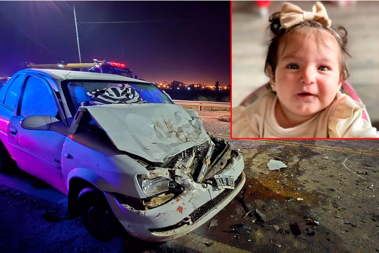 Trágico accidente de Concordia: cadena de oración por la beba herida en el choque