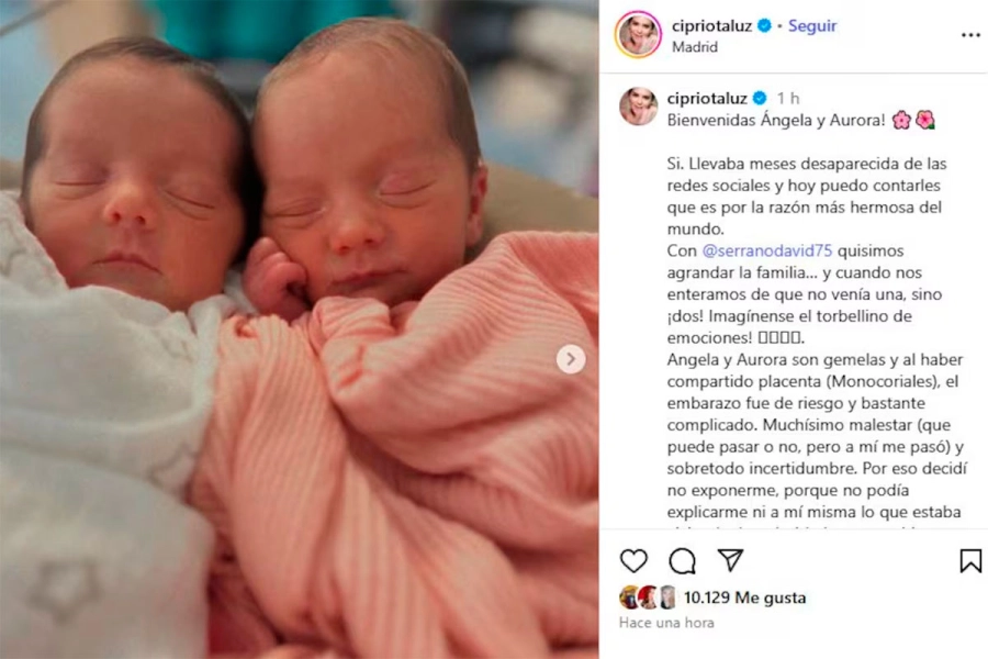 Luz Cipriota fue mam&aacute; de &Aacute;ngela y Aurora