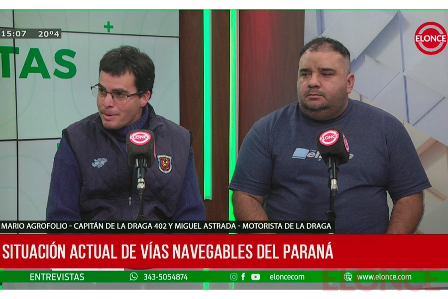 Mario Agrofolio y Miguel Astrada (foto Elonce)