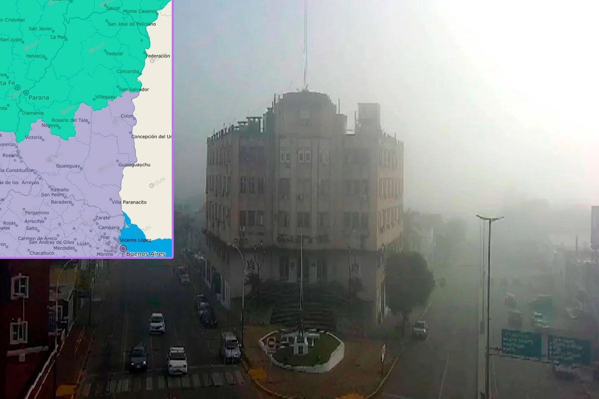 Alerta por niebla. Alerta por niebla.