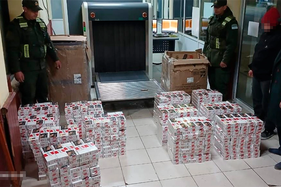 Mercader&iacute;a de contrabando incautada en Formosa. Gendarmer&iacute;a Nacional