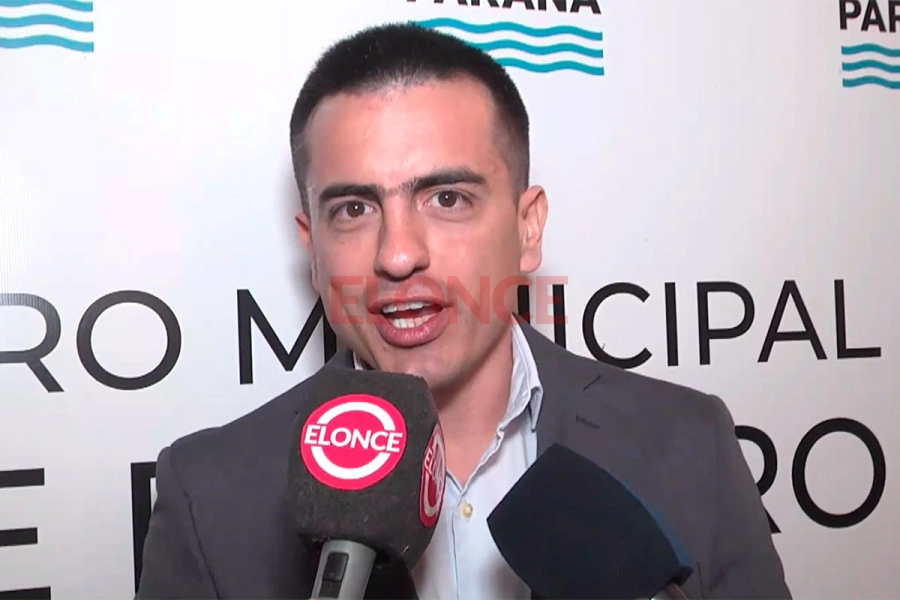 David C&aacute;ceres, viceintendente de Paran&aacute;. Foto: Elonce.