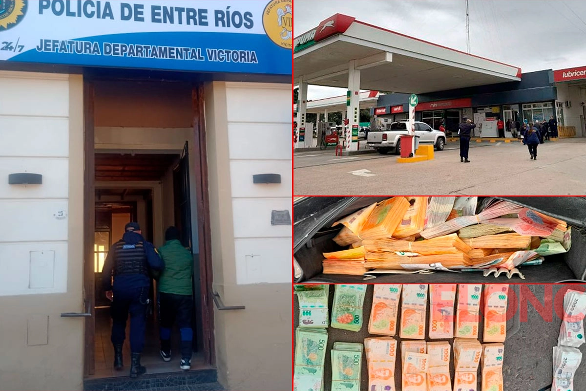 Detenido por robo a estación de servicios. Detenido por robo a estación de servicios.