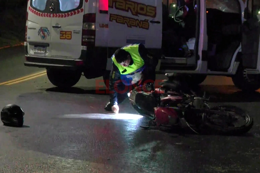 Accidente en barrio Paran&aacute; XX (foto Elonce)