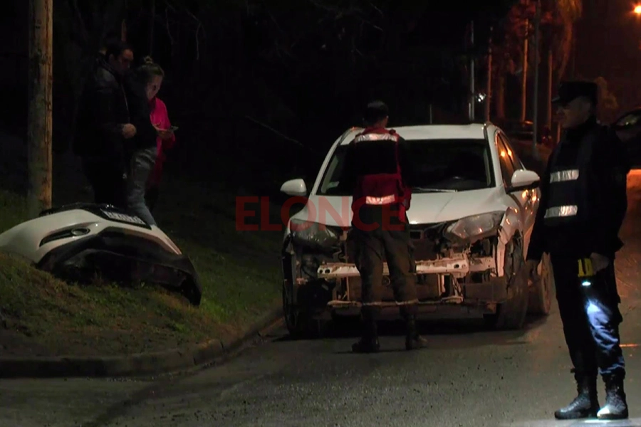 Accidente en barrio Paran&aacute; XX (foto Elonce)