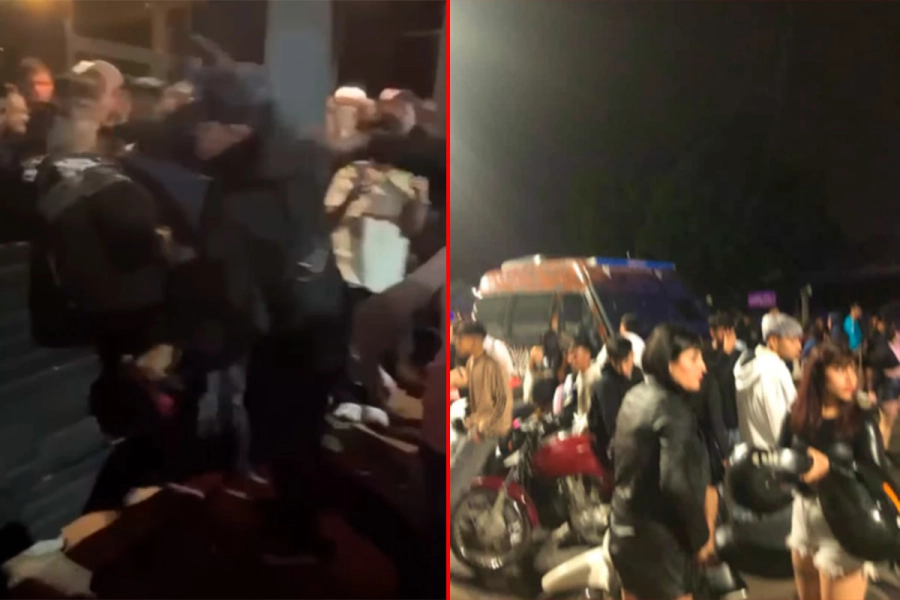Pelea en boliche