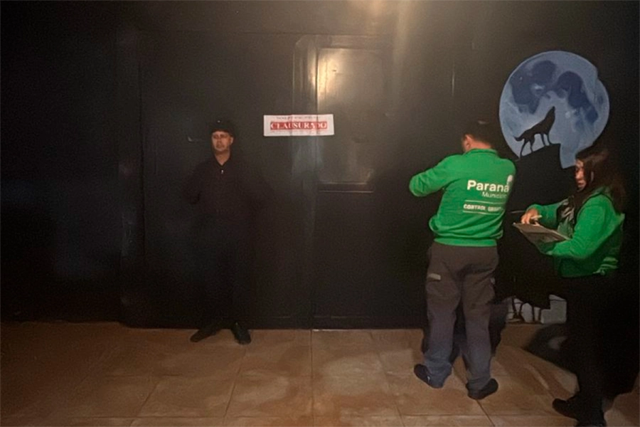 Clausuraron un boliche bailable en Paraná