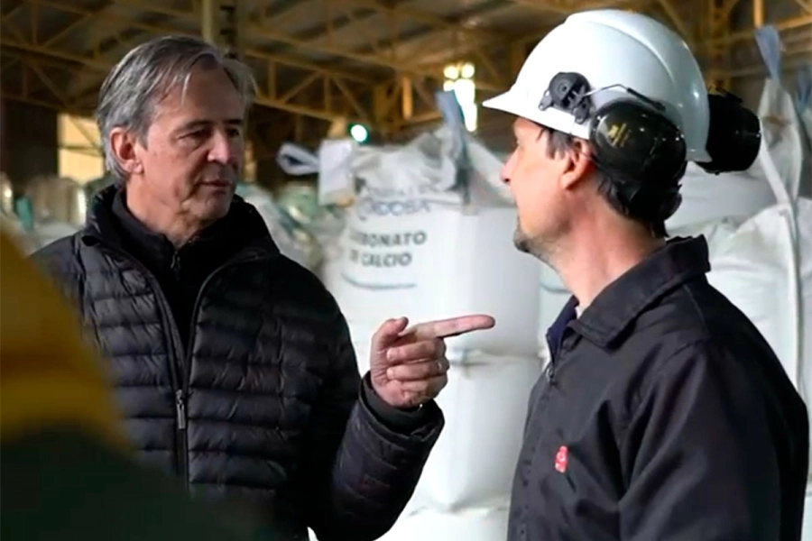 Michel y Bahl visitaron el parque industrial de Villaguay