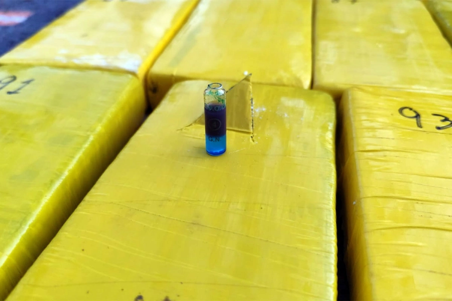 Narcotest dio positivo. Gendarmer&iacute;a Nacional