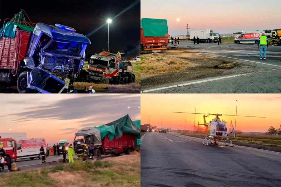 Un muerto y cinco heridos, entre ellos un bebé, tras choque en ruta de Santa Fe