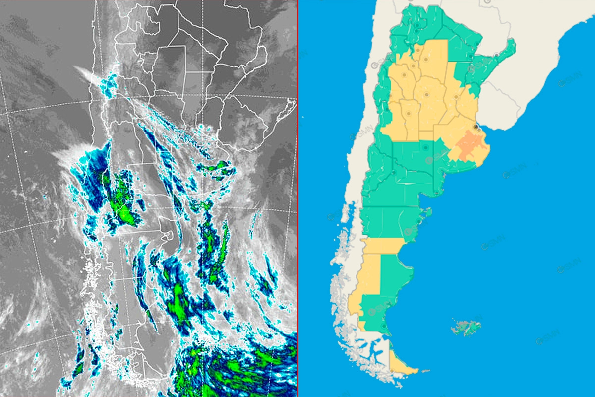 Alertas por tormentas y vientos Alertas por tormentas y vientos