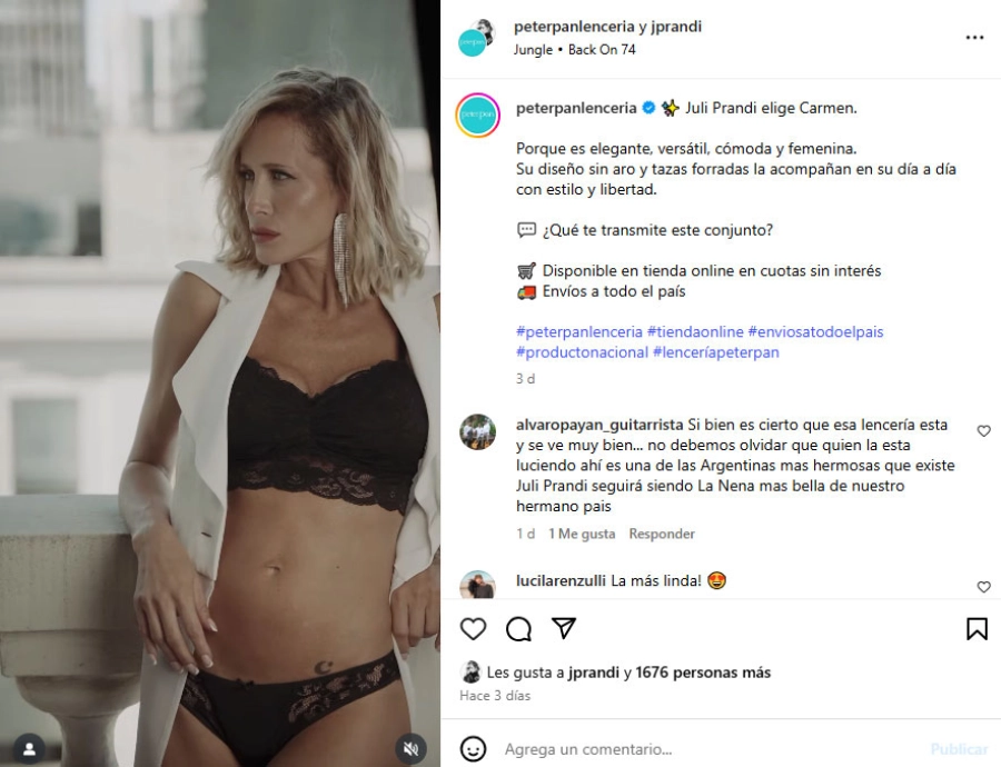 Julieta Prandi. Instagram