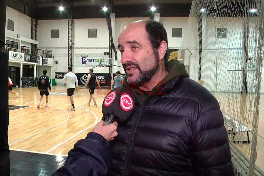 El presidente de la subcomisi&oacute;n de b&aacute;squet del club, Germ&aacute;n Gali. Foto: Elonce.