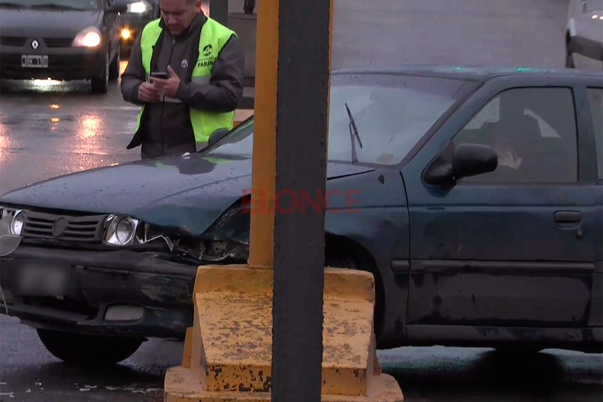 Un automóvil chocó una puntera en avenida Ramírez