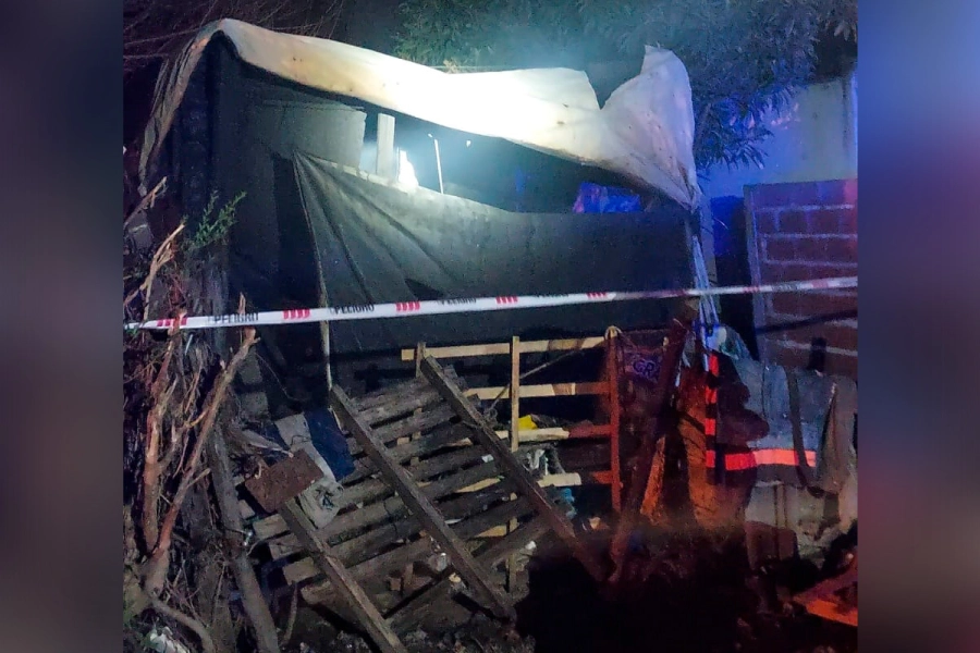 Incendio fatal en Federal. PER