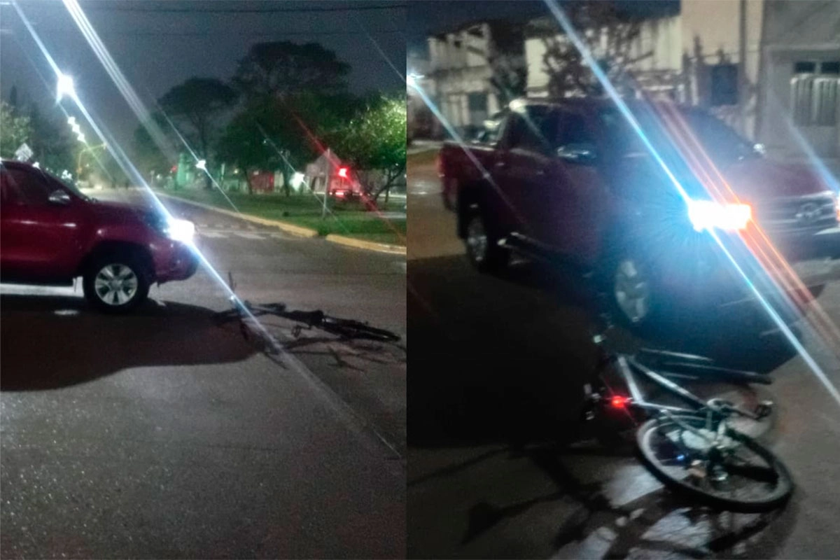 Ciclista lesionado