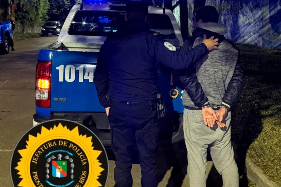 Detenido con droga en Paraná. PER