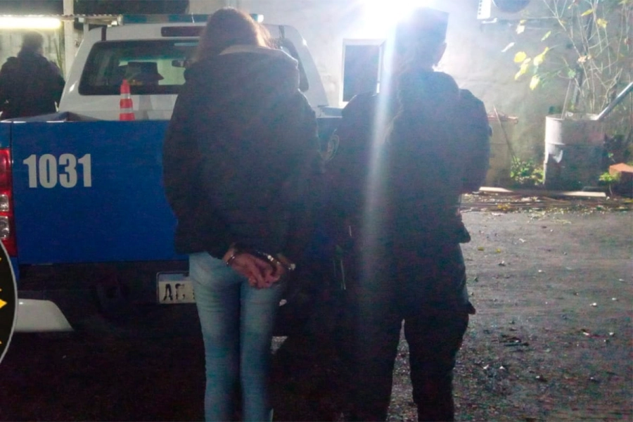 Detenida con droga en Paraná. PER