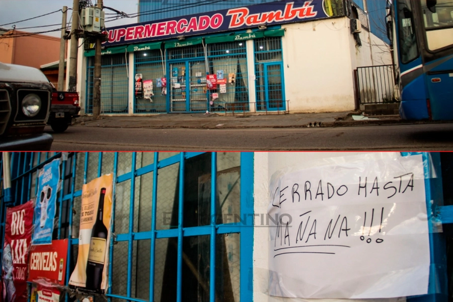 Violento asalto a supermercado de Gualeguaych&uacute; (foto archivo)