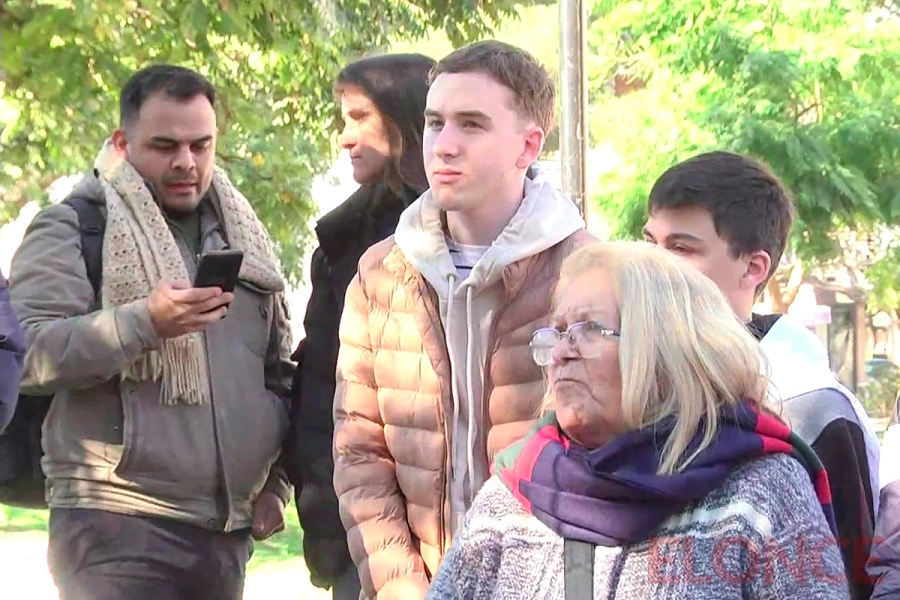 Acto en Paran&aacute; a 31 años del atentado a la AMIA (foto Elonce)