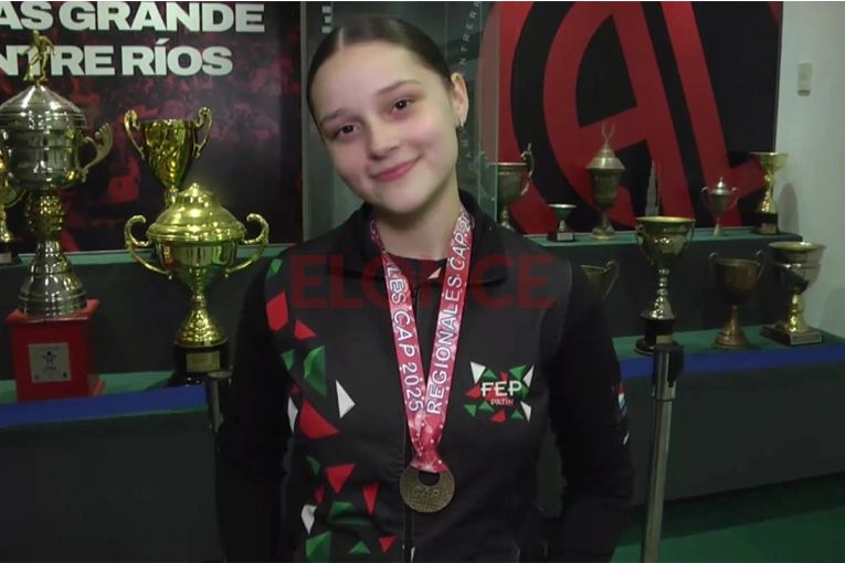 Joven que vendía alfajores para competir en torneo logró el 1º puesto y clasificó al nacional de patín artístico