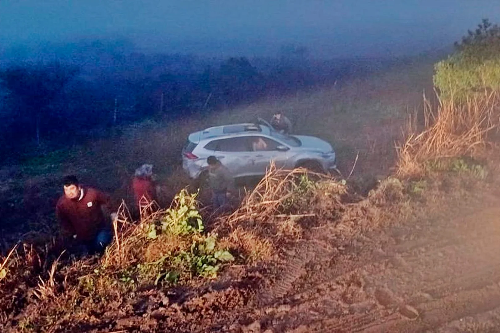 Otro accidente en el desvío de la ruta 18