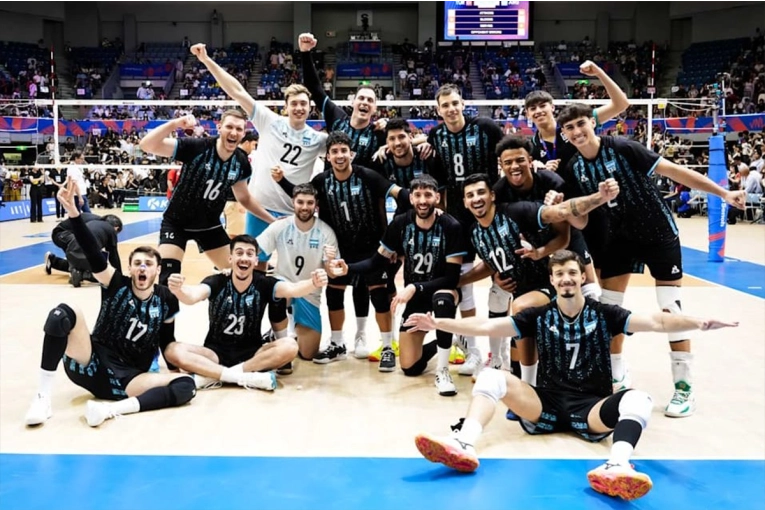 Con gran aporte del paranaense Vicentín, Argentina cerró la VNL con un triunfo