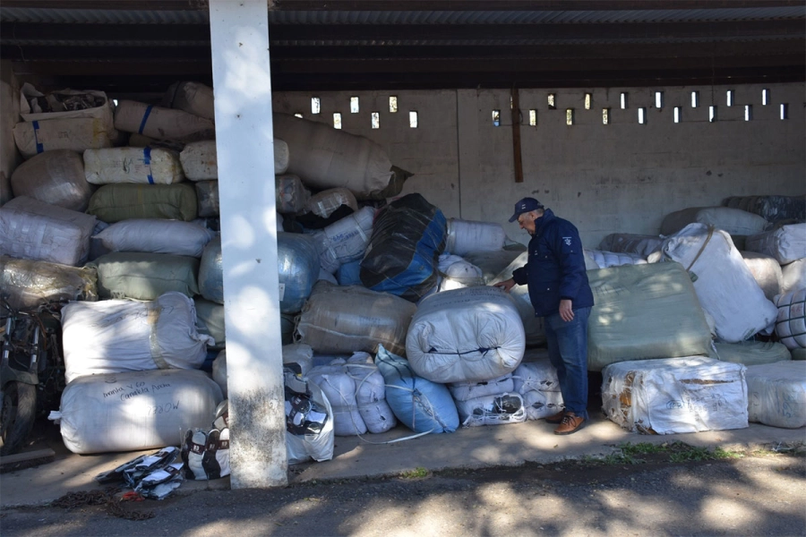 Encomiendas de contrabando en Santa Fe. Gendarmer&iacute;a Nacional.