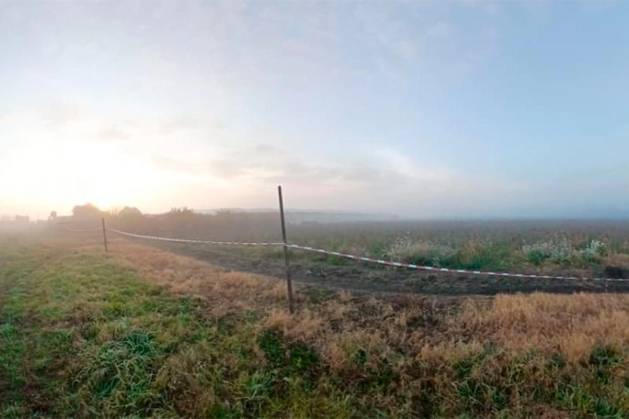 El lugar del hallazgo de nene fallecido. El D&iacute;a de La Plata