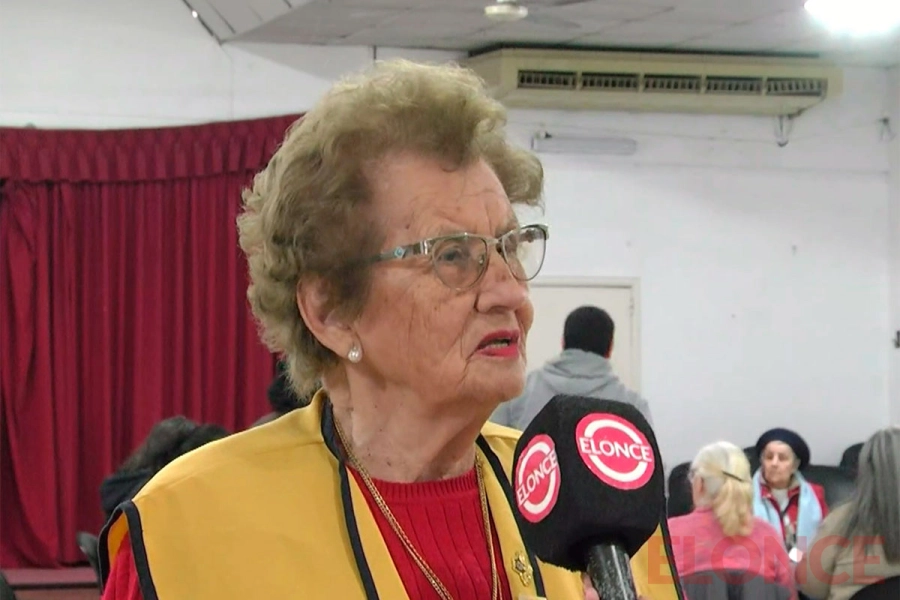 Referente del Club de Leones, Aida Alfaro de Lug&oacute;n