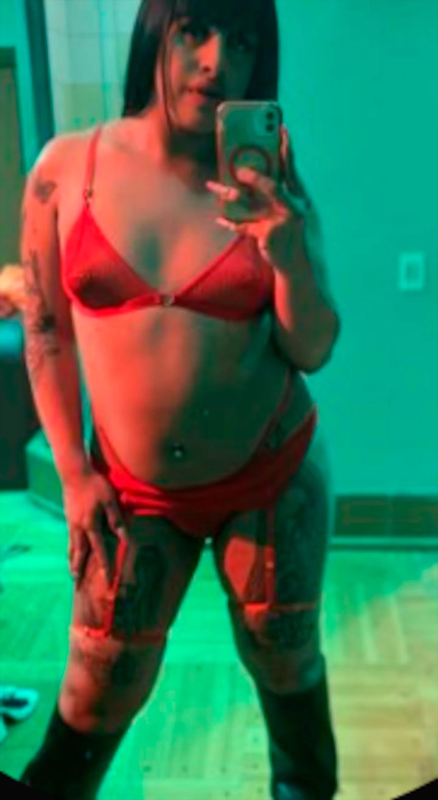 La Coqueta en una de sus fotos m&aacute;s sensuales (Foto: captura X)