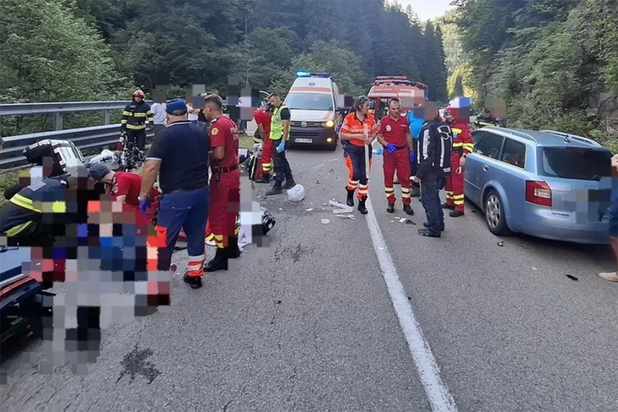 El accidente de moto. NA