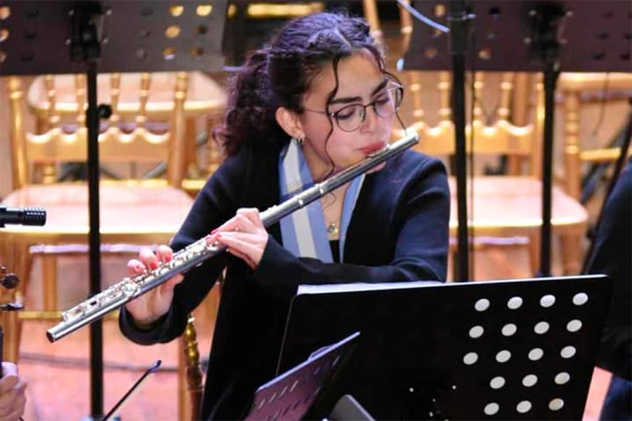 Delfina D&iacute;az Brau,  flautista de la Orquesta Escuela R&iacute;o de los Pájaros, represent&oacute; a Argentina como Embajadora del Sistema de Orquestas Infantiles y Juveniles (SOIJAr) en el 4&deg; Encuentro de Orquestas del Sureste Brasilero, realizado en R&iacute;o de Janeiro