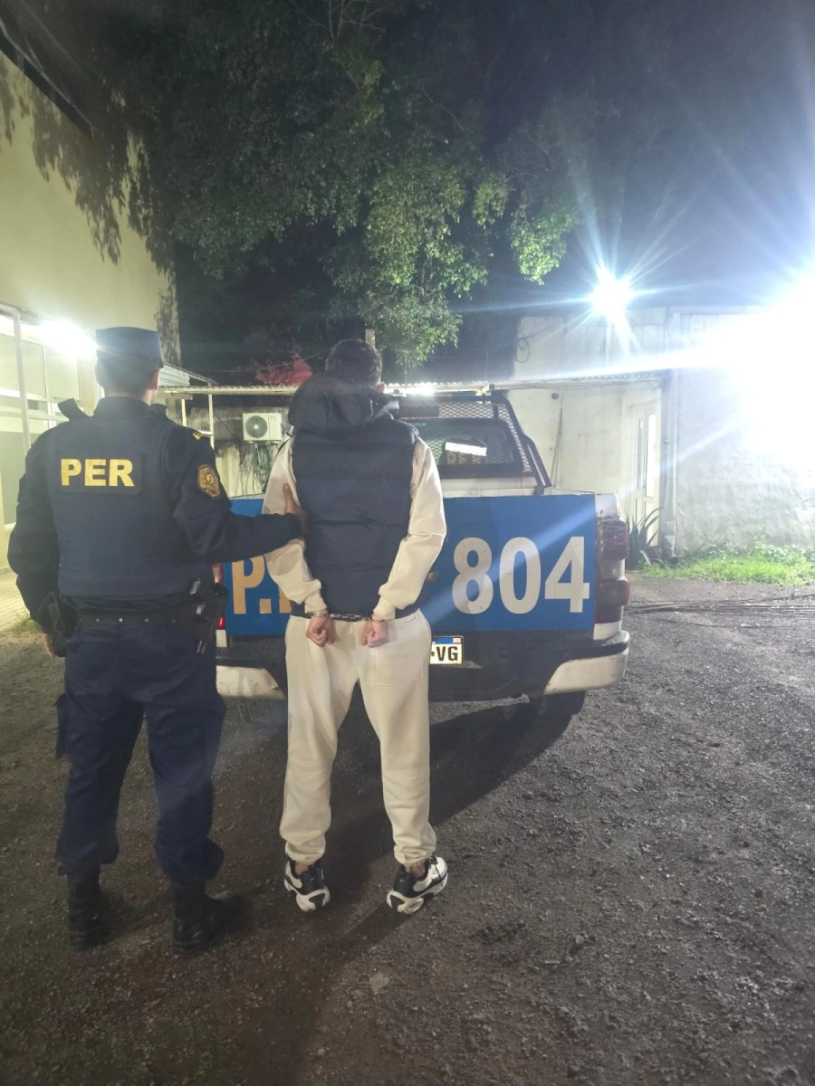 Detenido en Paran&aacute; por balaceras (foto Polic&iacute;a de Entre R&iacute;os)