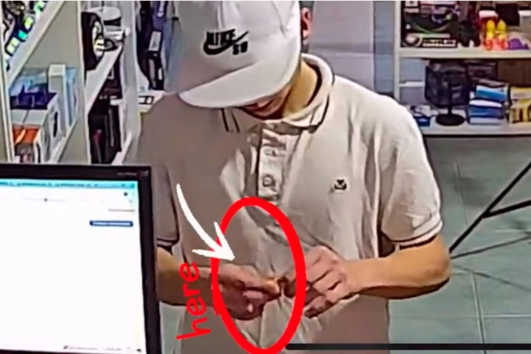 Robó en un local de accesorios en Paraná y fue captado por las cámaras: video
