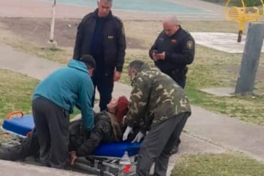 Ataque a balazos en barrio San Jorge de Paran&aacute; (foto Reporte 100.7)