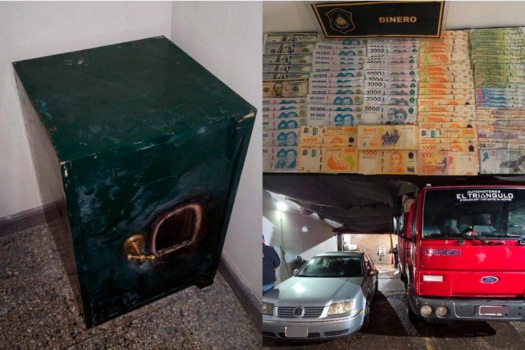Preventiva para madre e hijo por robo a estación de servicios: confirman cuánto dinero había en las cajas fuertes recuperadas