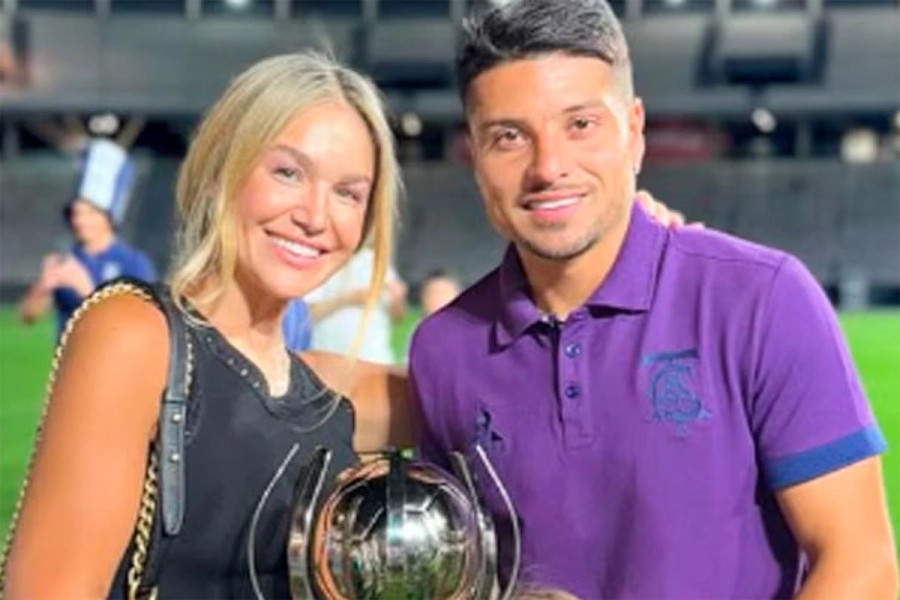 Johana Herbel y Sebasti&aacute;n Palacios. Archivo