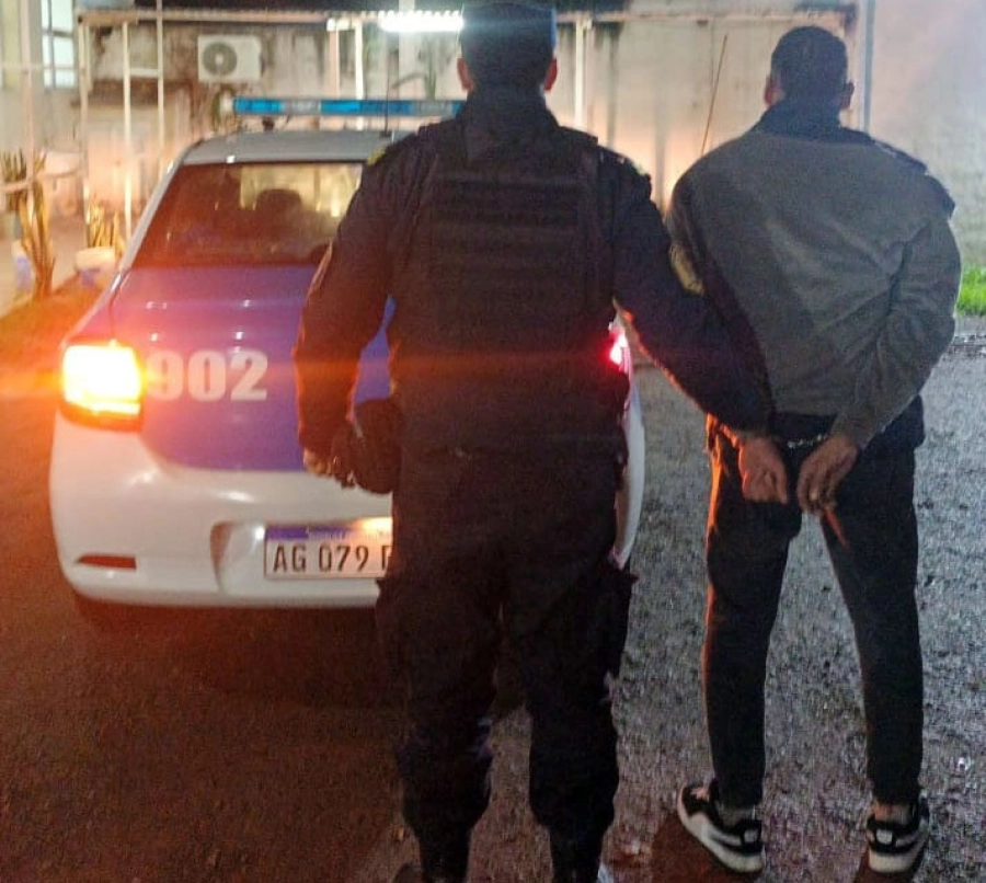 Presunto ladr&oacute;n detenido. PER