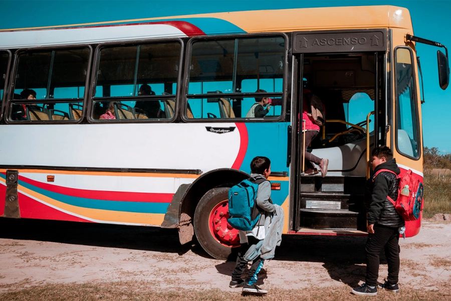Transporte Escolar Rural. Gobierno de Entre R&iacute;os