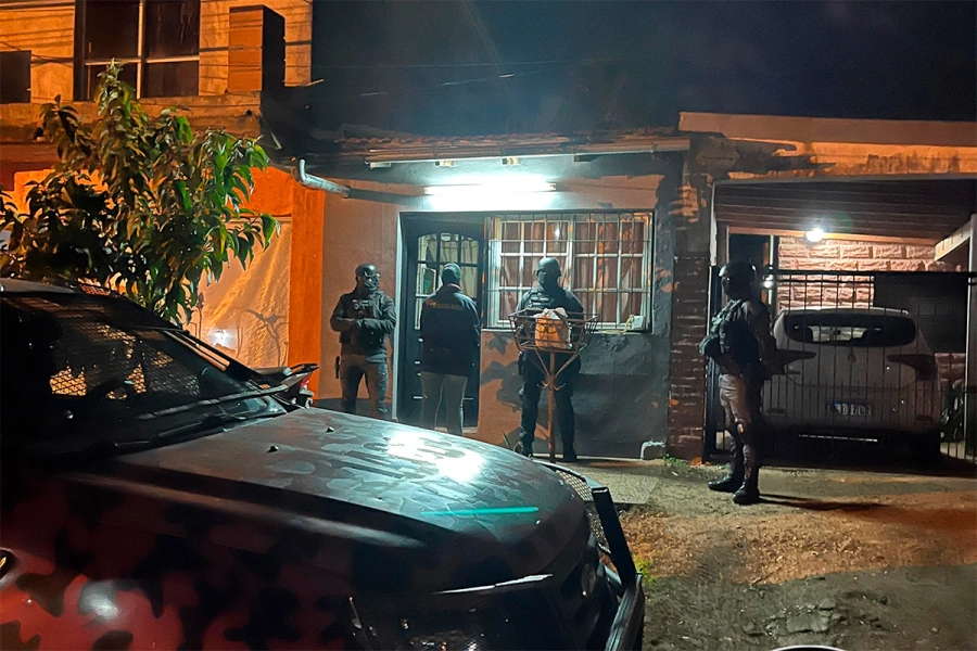 Domicilio allanado en Col&oacute;n. PER