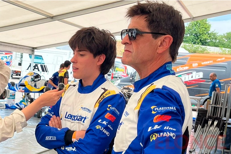El paranaense Lucca Mascietti reveló sus sensaciones al debutar en el karting italiano