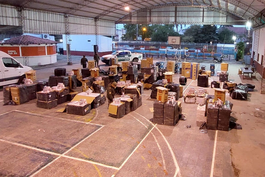 Contrabando descubierto en Formosa. Gendarmer&iacute;a Nacional