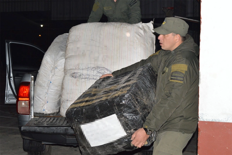 Contrabando descubierto en Formosa. Gendarmer&iacute;a Nacional