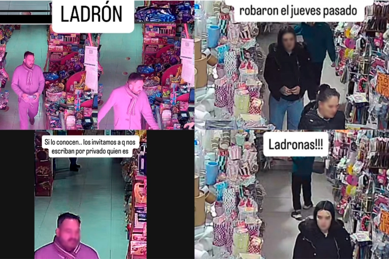 Ante reiterados robos, cotillón de Paraná decidió difundir las imágenes de los sospechosos